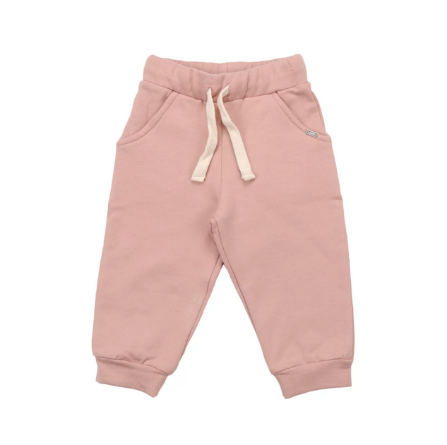 Pantalon de jogging CAT PINK en coton bio - WALKIDDY