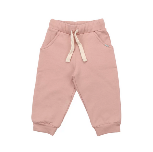 Pantalon de jogging CAT PINK en coton bio - WALKIDDY