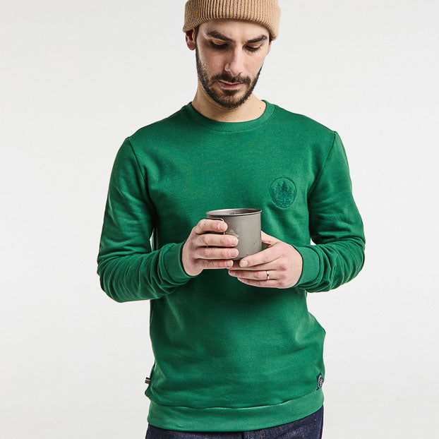 Pull BASILE brodé foret - LA GENTLE FACTORY
