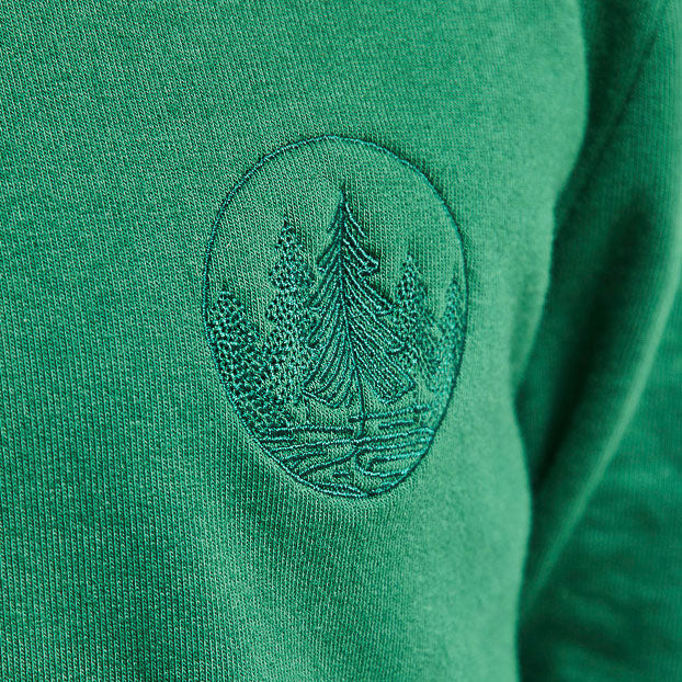 Pull BASILE brodé foret - LA GENTLE FACTORY