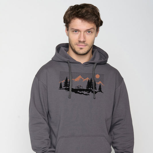 Sweat à capuche montagne - GREENBOMB