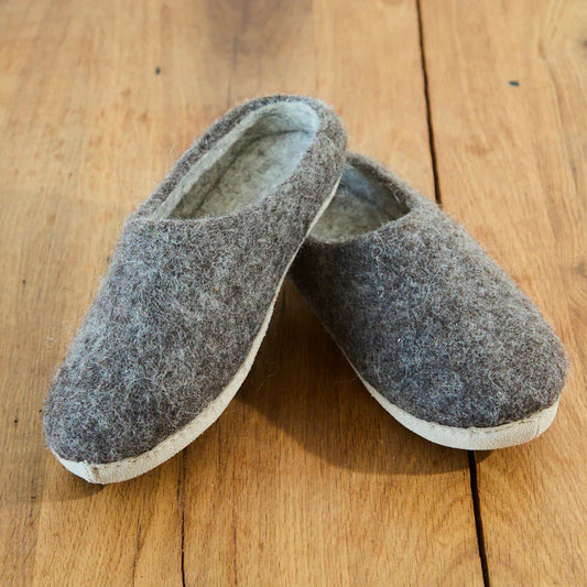 Chaussons pour adulte en laine feutrée - NATURSTYLE