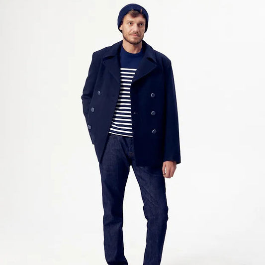 Caban en laine CLOVIS pour homme - LA GENTLE FACTORY