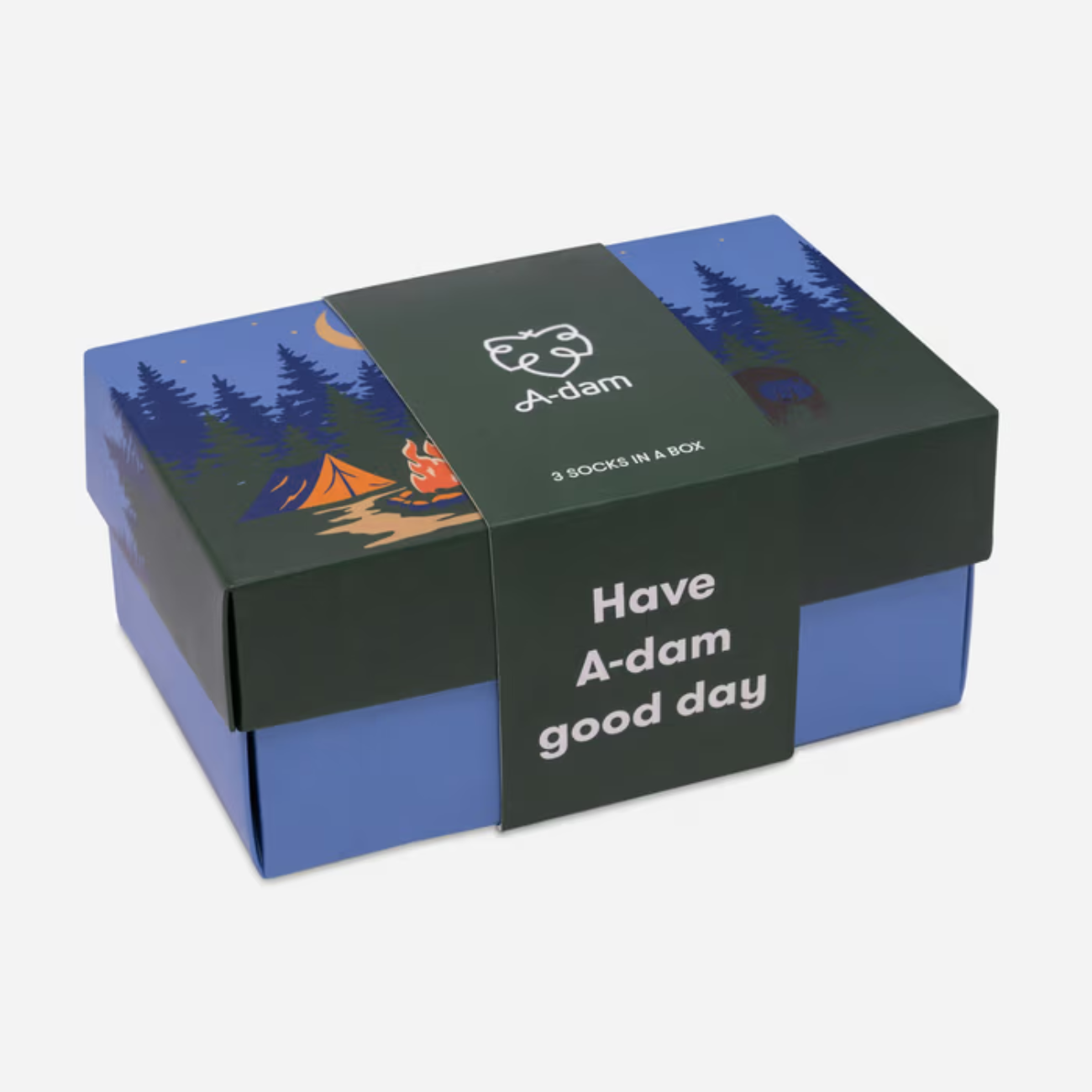Coffret de 3 paires de chaussettes CAMPING - ADAM