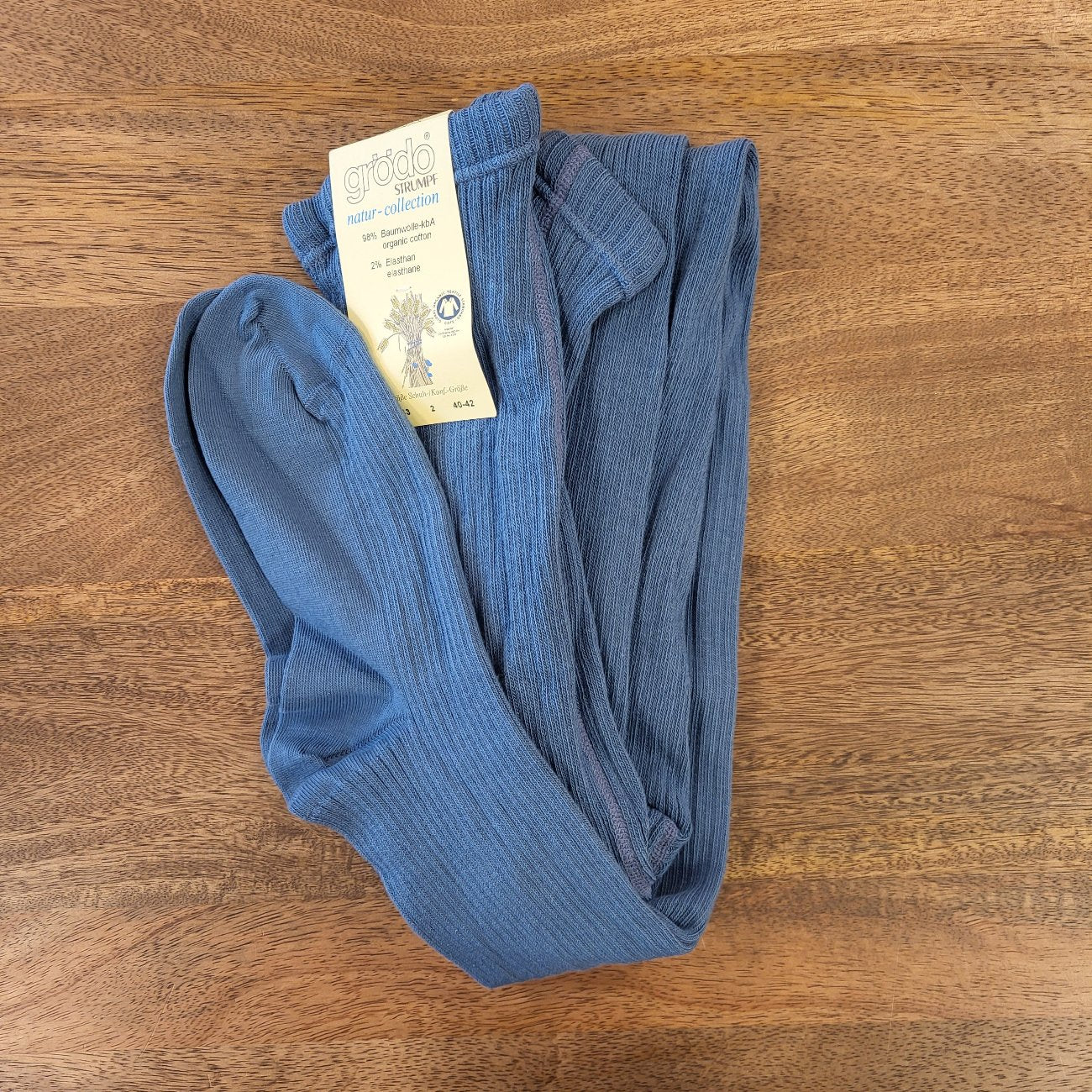 Collants côtelés coton bio - GRODO