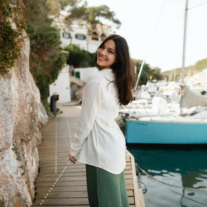Chemise FENJA en mousseline de coton bio - NORDLICHT