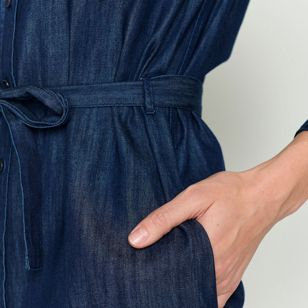 Robe en jeans manches longues JAZZ - GREENBOMB