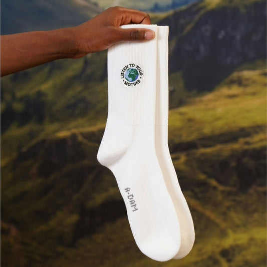 Chaussettes randonnée brodées - ADAM