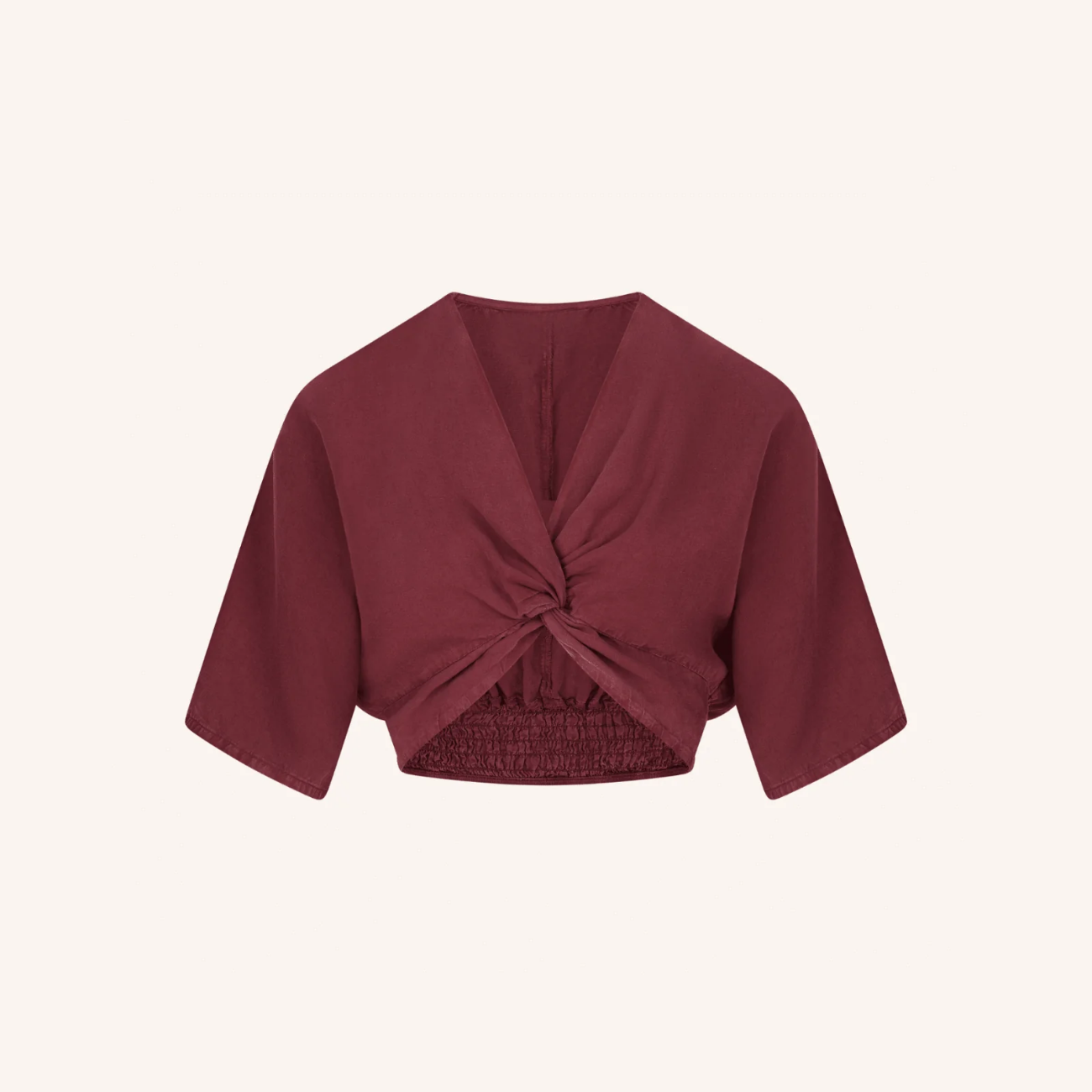 Crop top MERIT en tencel - NORDLICHT