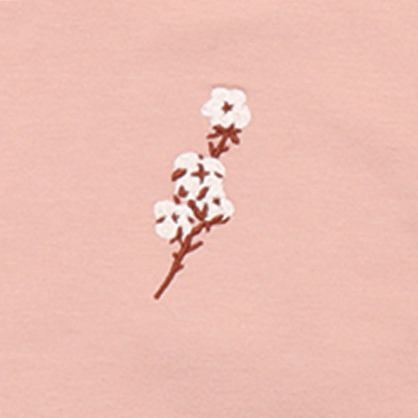 Pull brodé d'une fleur de coton - WALKIDDY