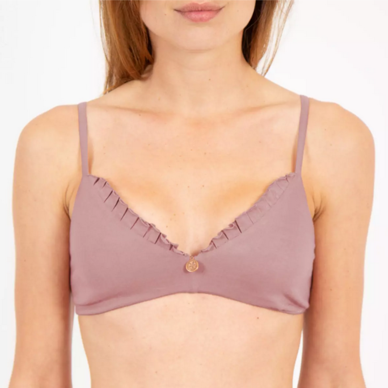 Brassière triangle à volants - NATURA FEEL