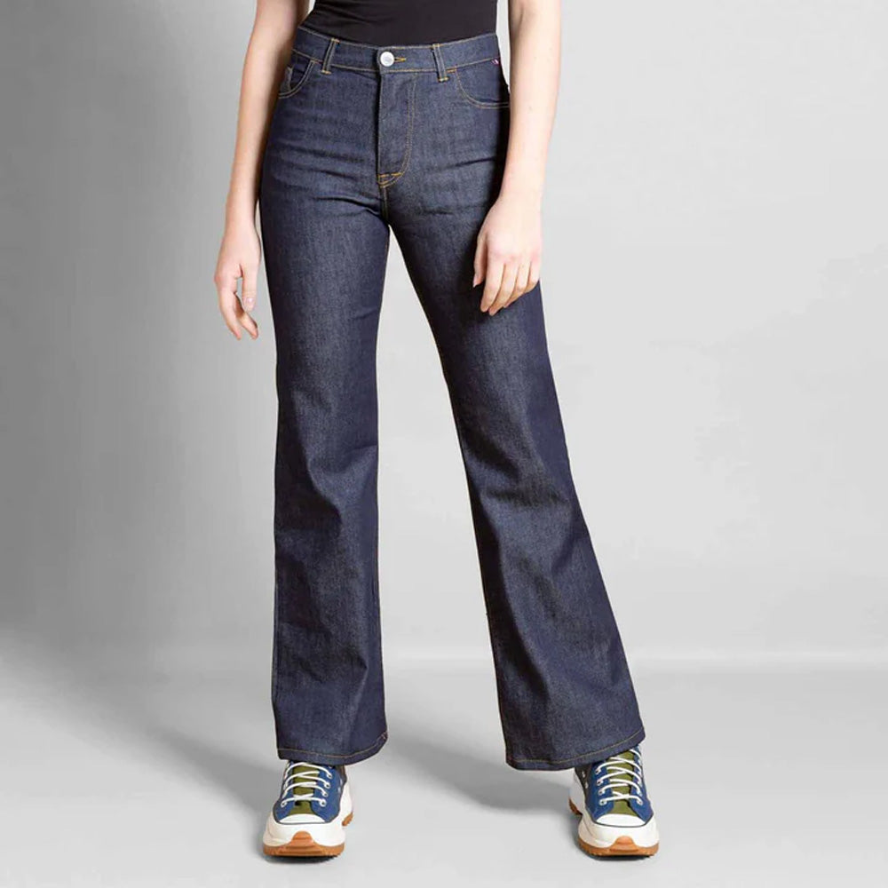 Jeans OCEANE évasé en coton bio - DAO