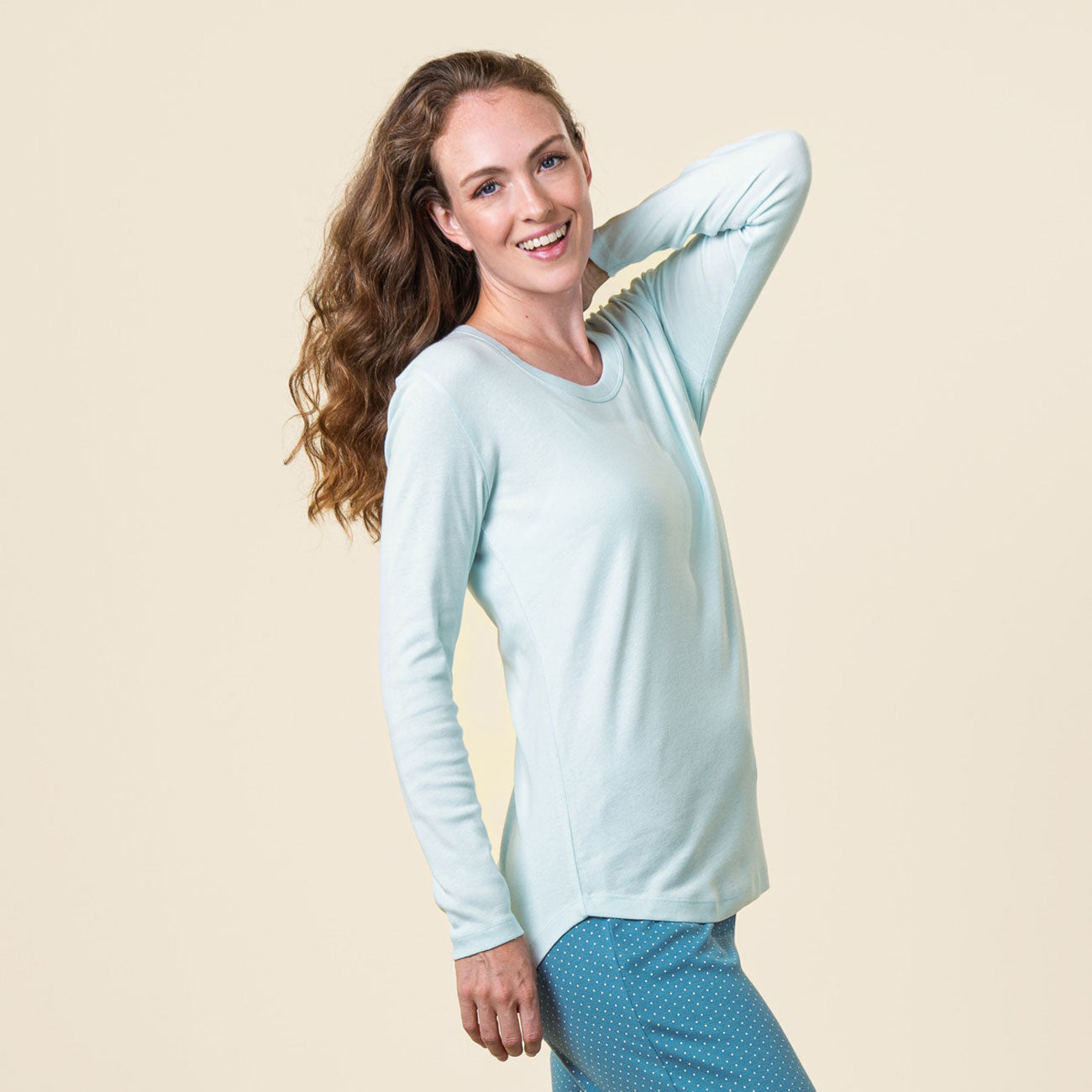 Haut de pyjama SALISA en coton bio - LIVING CRAFTS