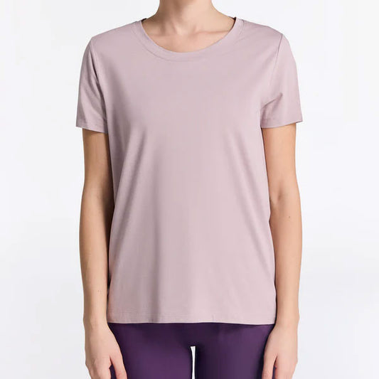 T-shirt coton et tencel pour femme - TRUE NORTH
