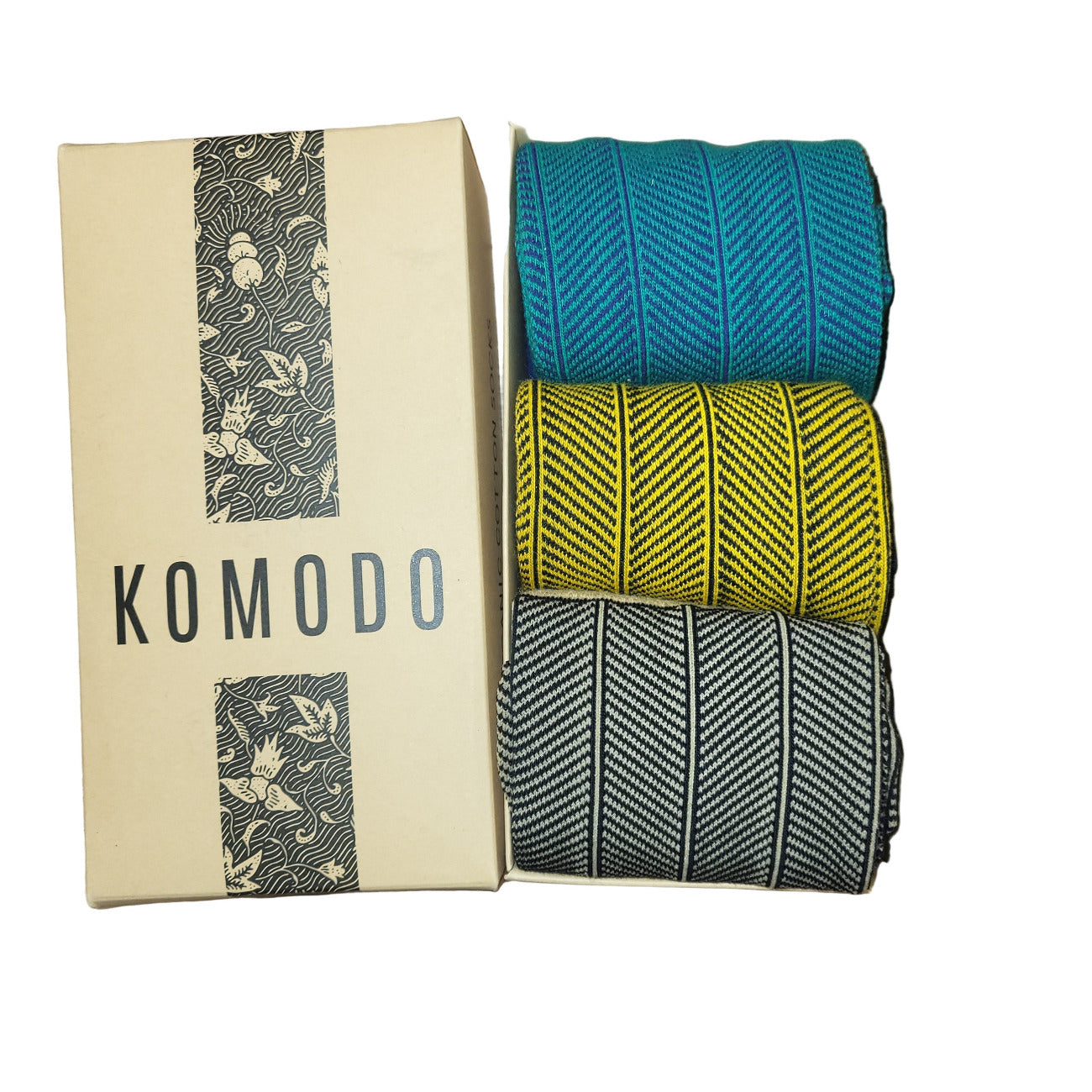 Trio de chaussettes en coton - KOMODO