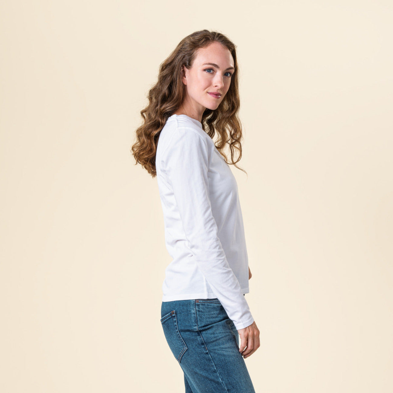 T-shirt à manches longues TARANA 100% coton bio - LIVING CRAFTS