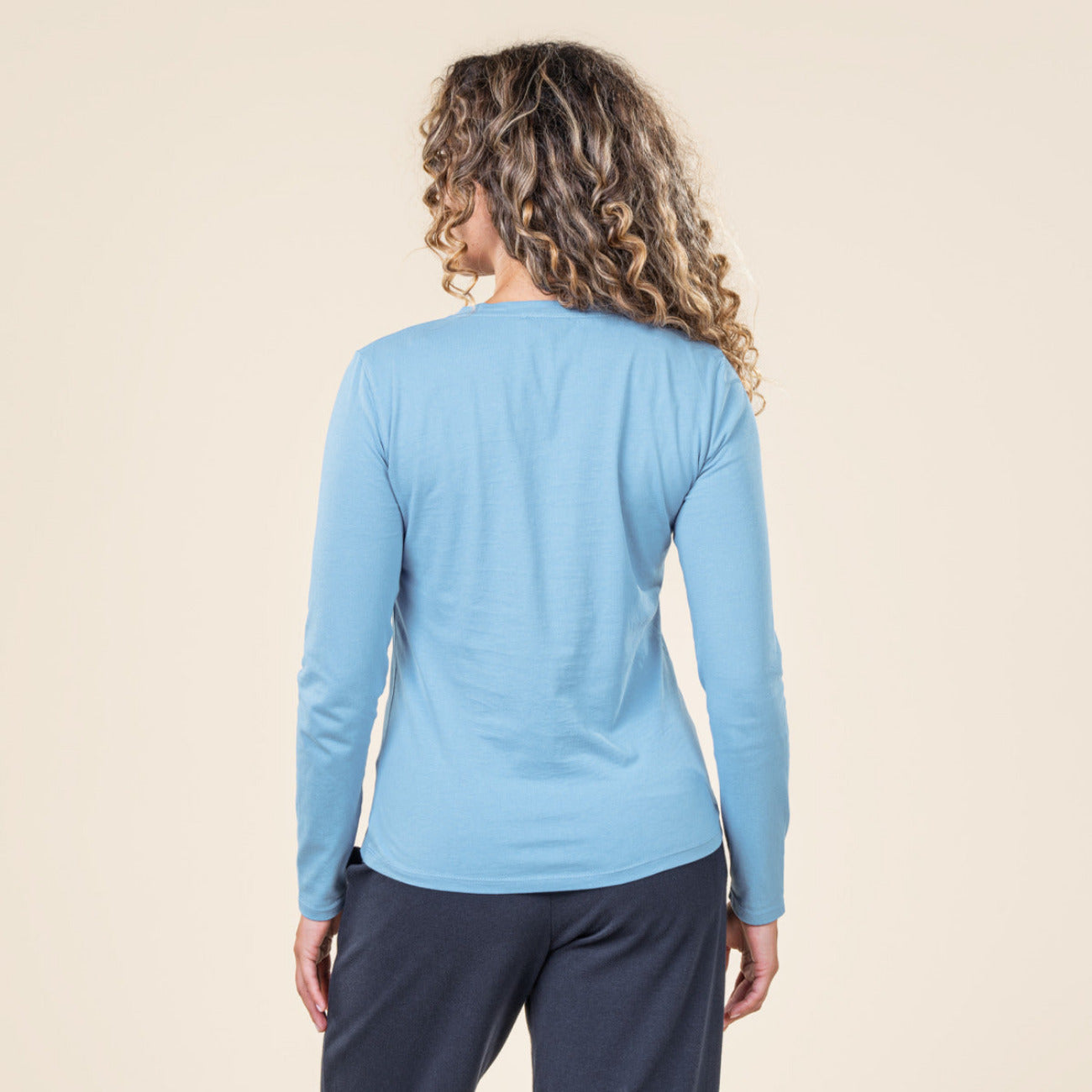 T-shirt à manches longues TARANA 100% coton bio - LIVING CRAFTS