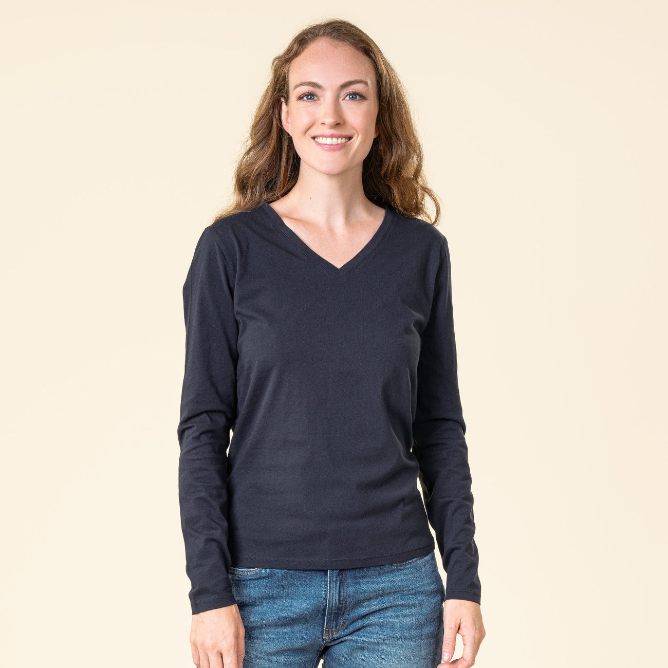 T-shirt à manches longues TARANA 100% coton bio - LIVING CRAFTS