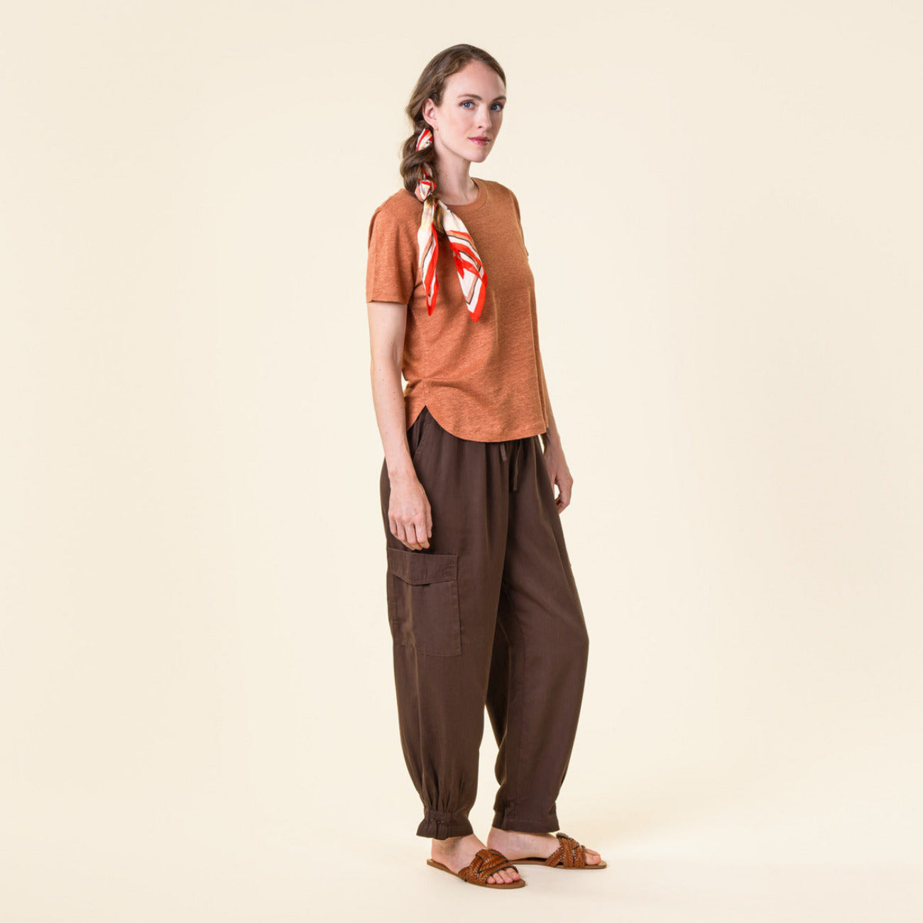 T-shirt TELSA 100% lin - LIVING CRAFTS