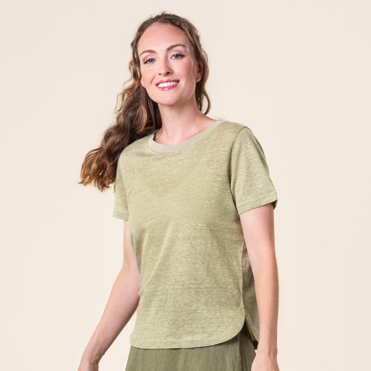 T-shirt TELSA 100% lin - LIVING CRAFTS