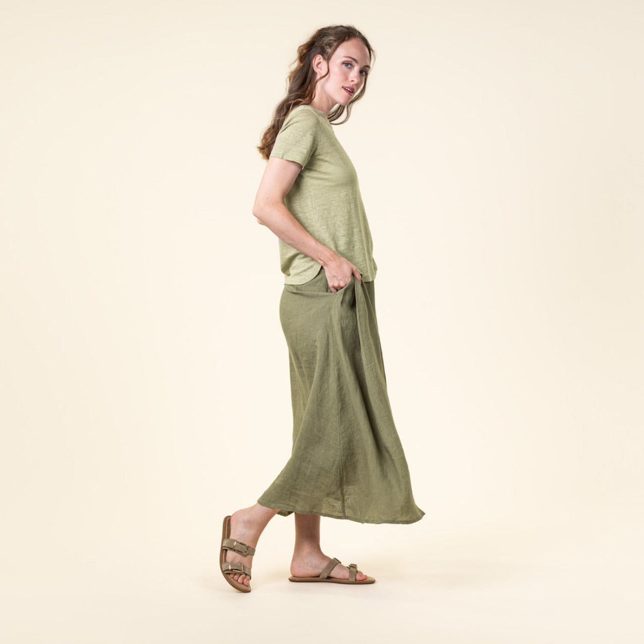 T-shirt TELSA 100% lin - LIVING CRAFTS