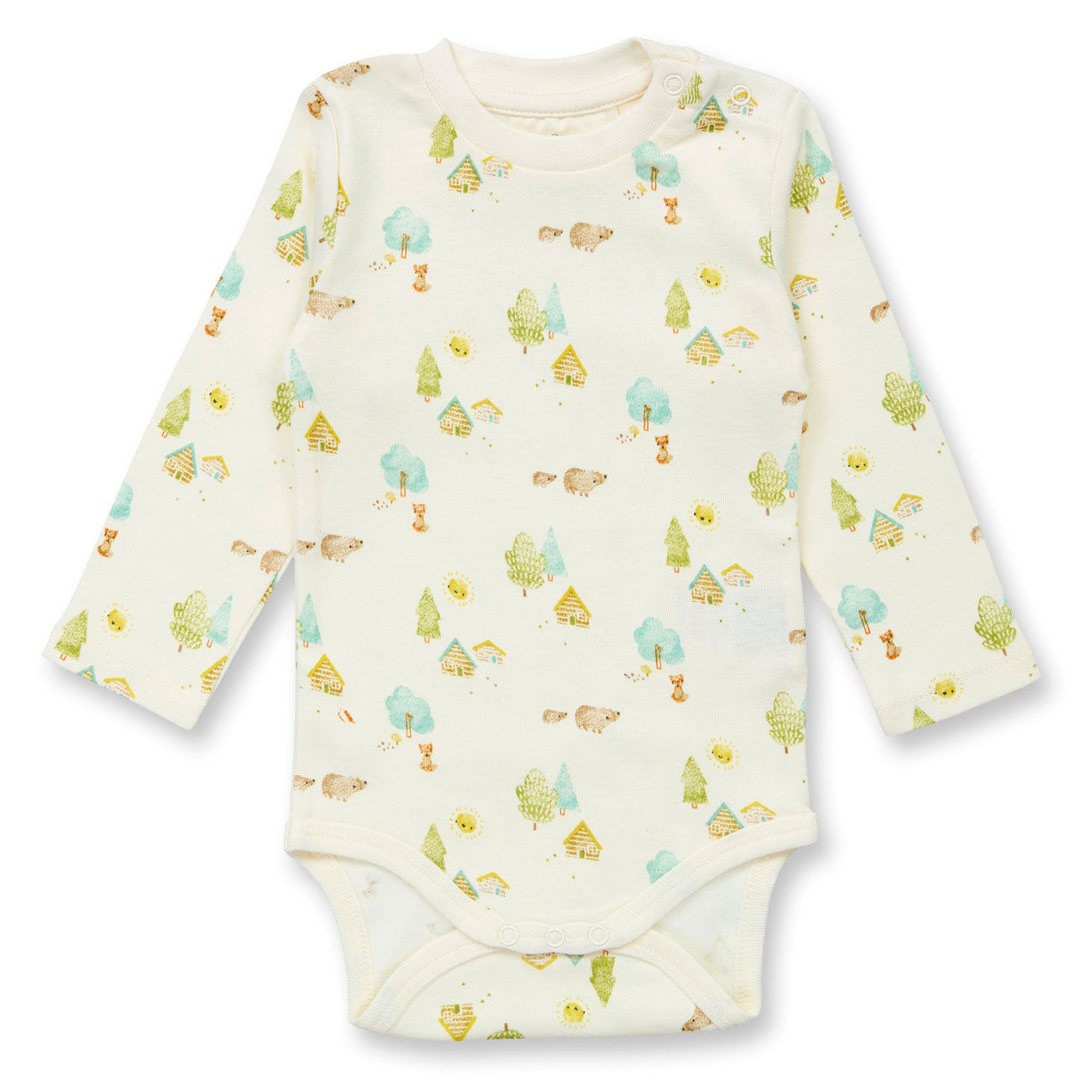 Body 100% coton bio VARIN imprimé forêt - SENSE ORGANICS