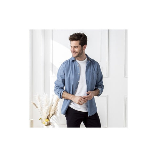 Chemise en jeans pour homme - LA GENTLE FACTORY