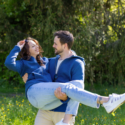 Veste à capuche femme 100% laine polaire - ENGEL