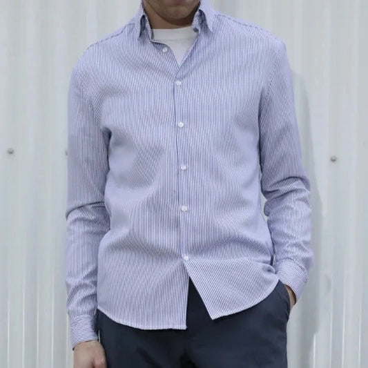 Chemise GRAHAM en laine mérinos - ADRESSE PARIS