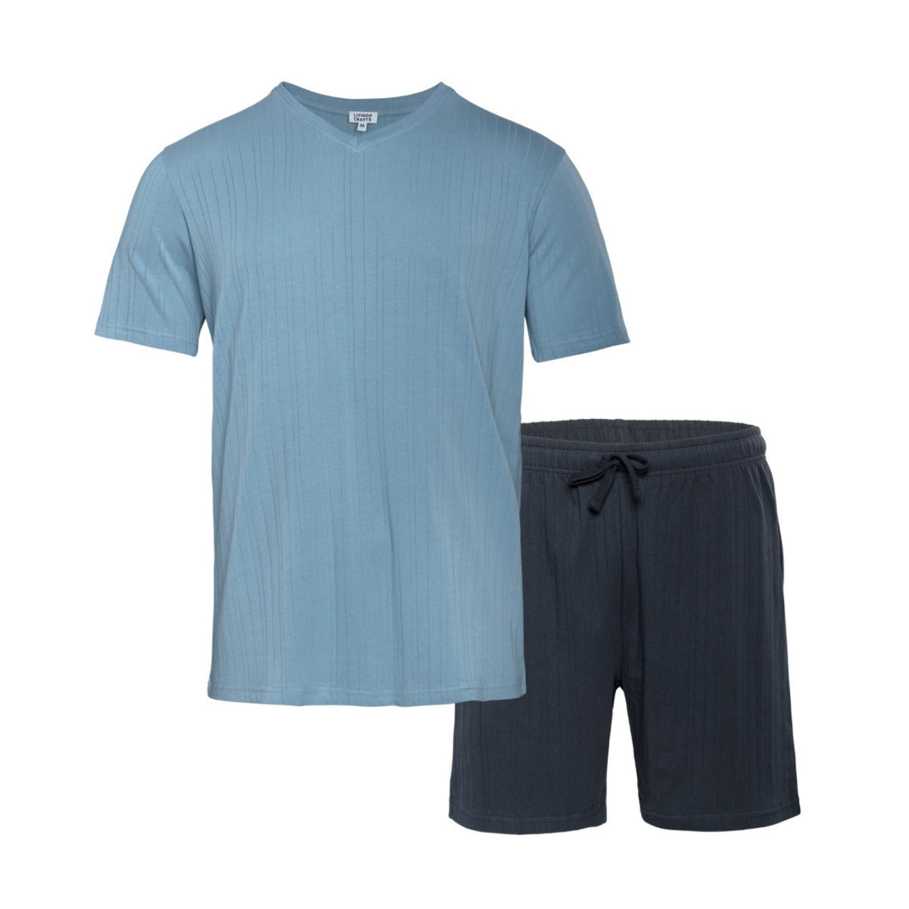 Pyjama court cotelé REX en coton bio - LIVING CRAFTS