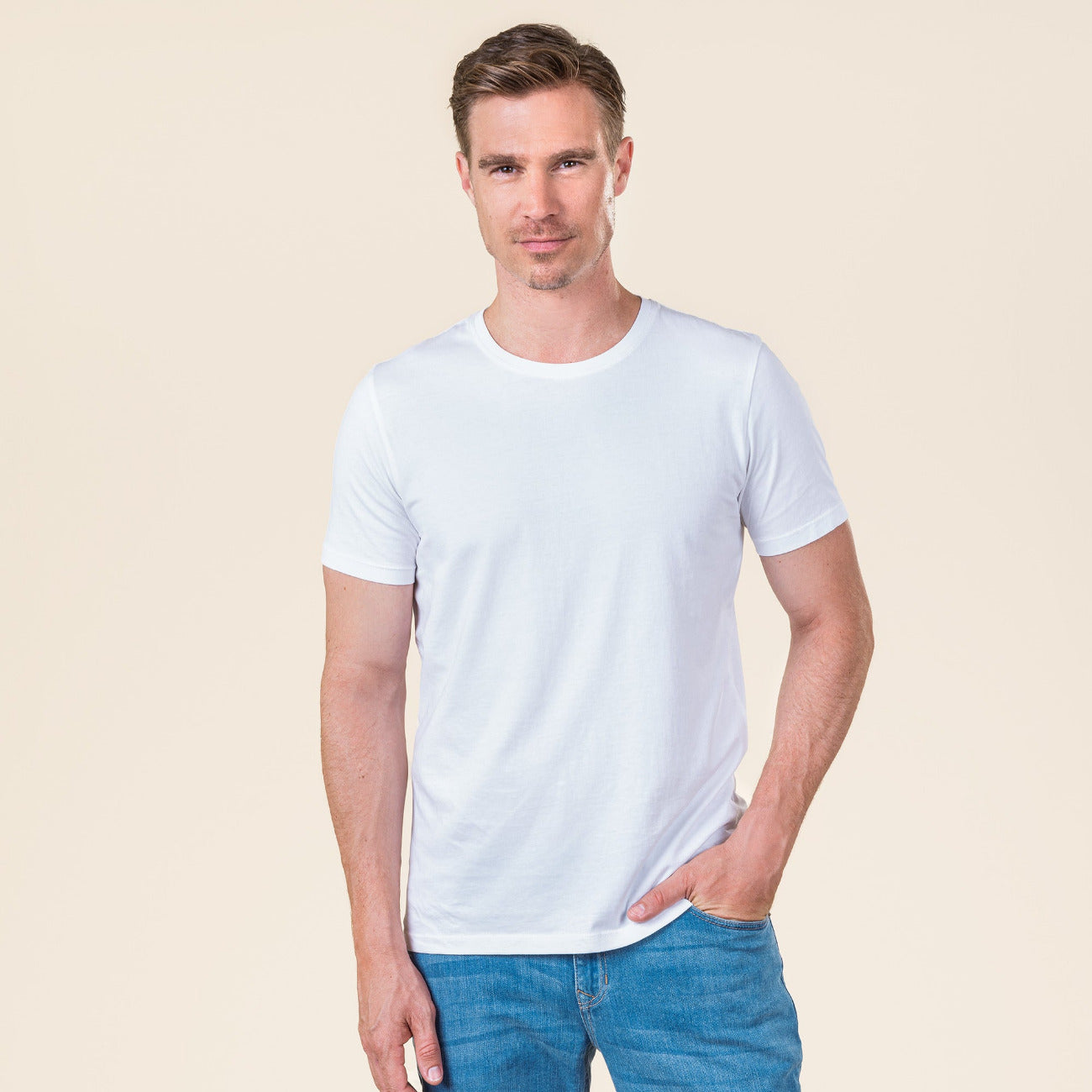 T-shirt lot de 2 TAWIN 100% coton bio - LIVING CRAFTS