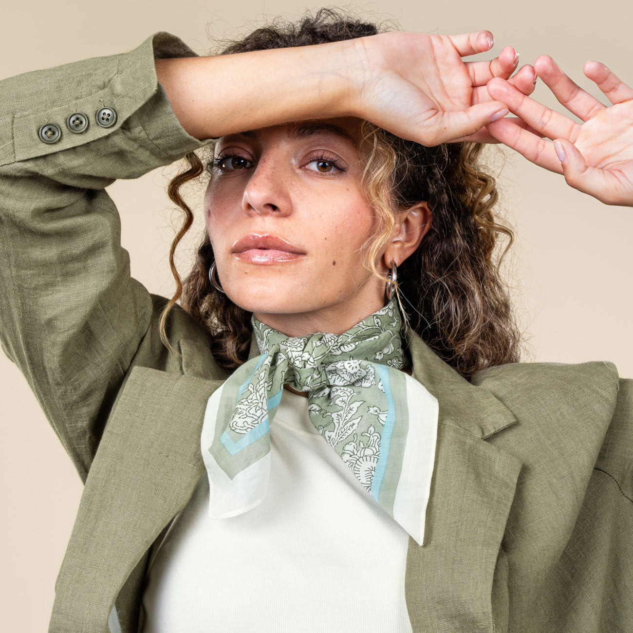 Foulard TEIDA 100% coton bio - LIVING CRAFTS