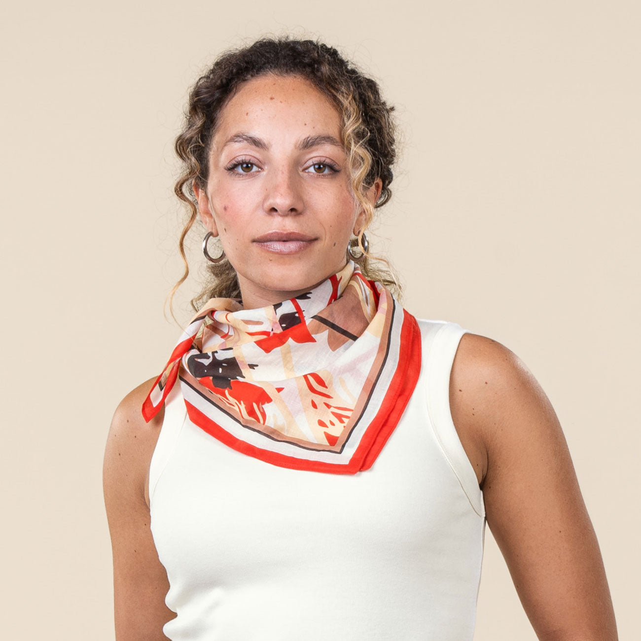 Foulard TEIDA 100% coton bio - LIVING CRAFTS