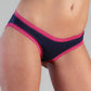 Slip en coton bio avec dentelle contrastée - ALBERO NATUR