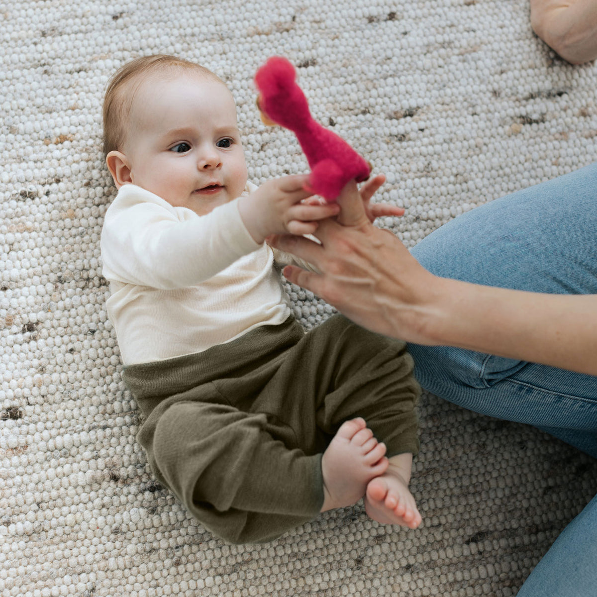 Pantalon confort bébé laine et soie - ENGEL