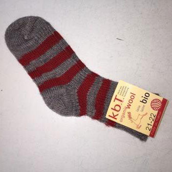 Chaussettes rayées 100% laine - HIRSCH