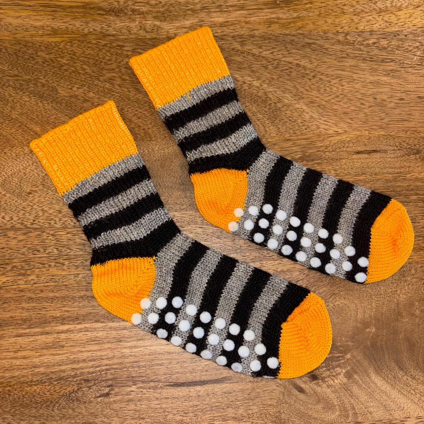 Chaussettes stopper à rayures - HIRSCH