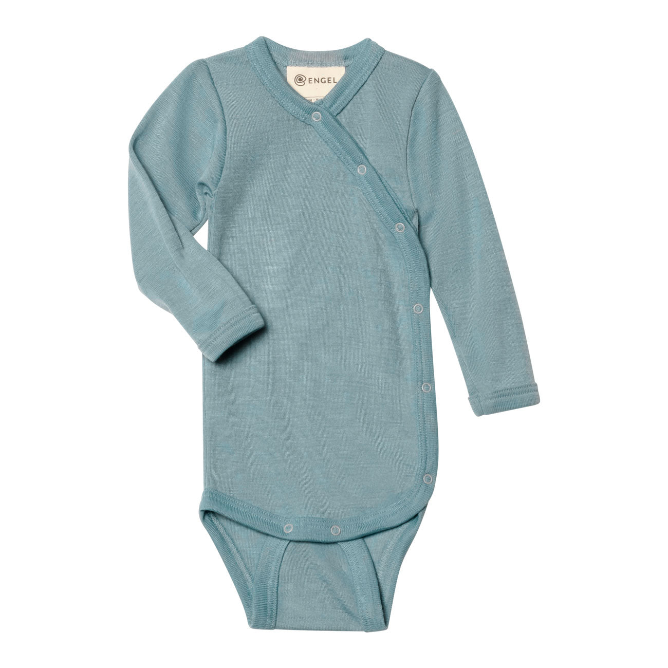 Body croisé manches longues laine et soie - ENGEL