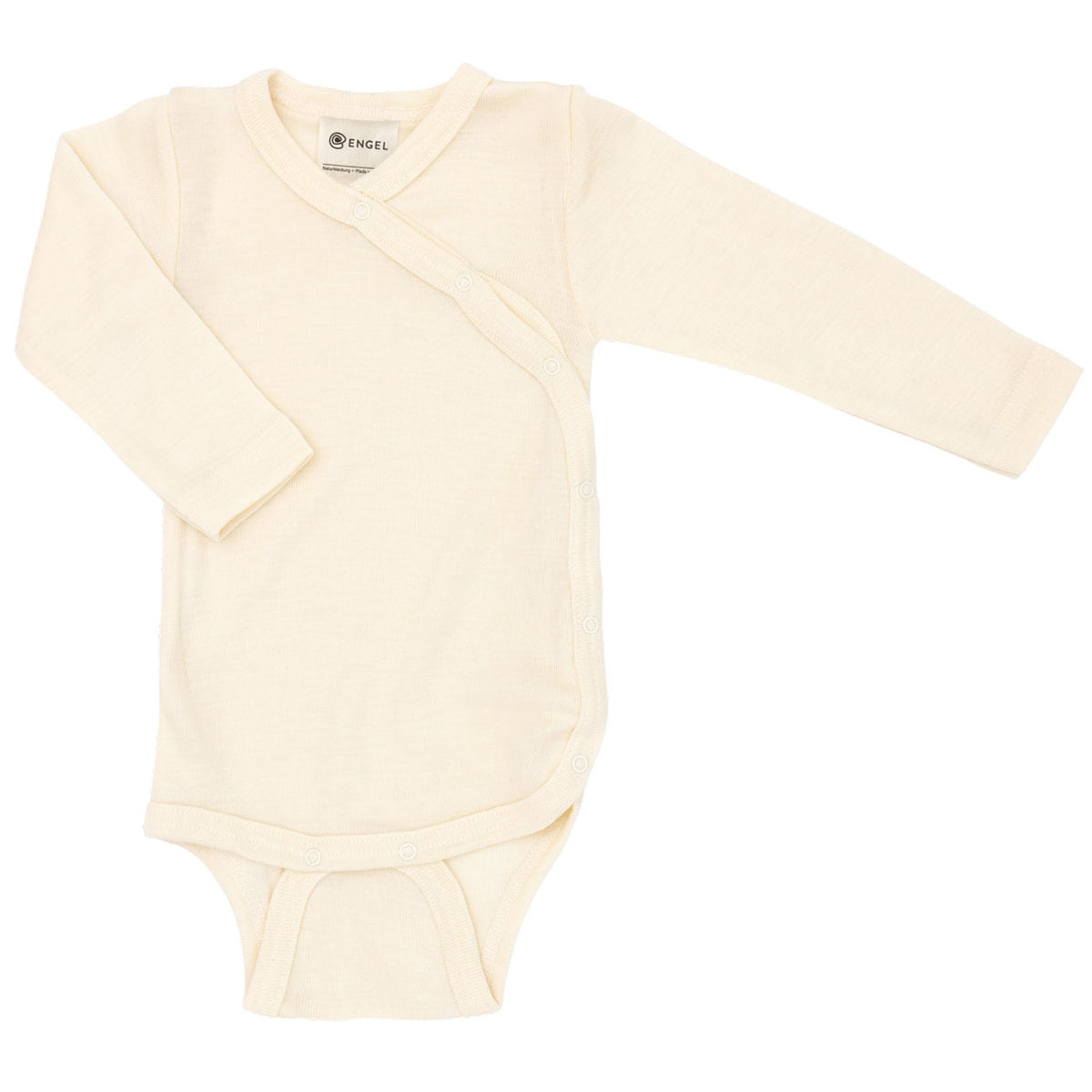Body croisé manches longues laine et soie - ENGEL
