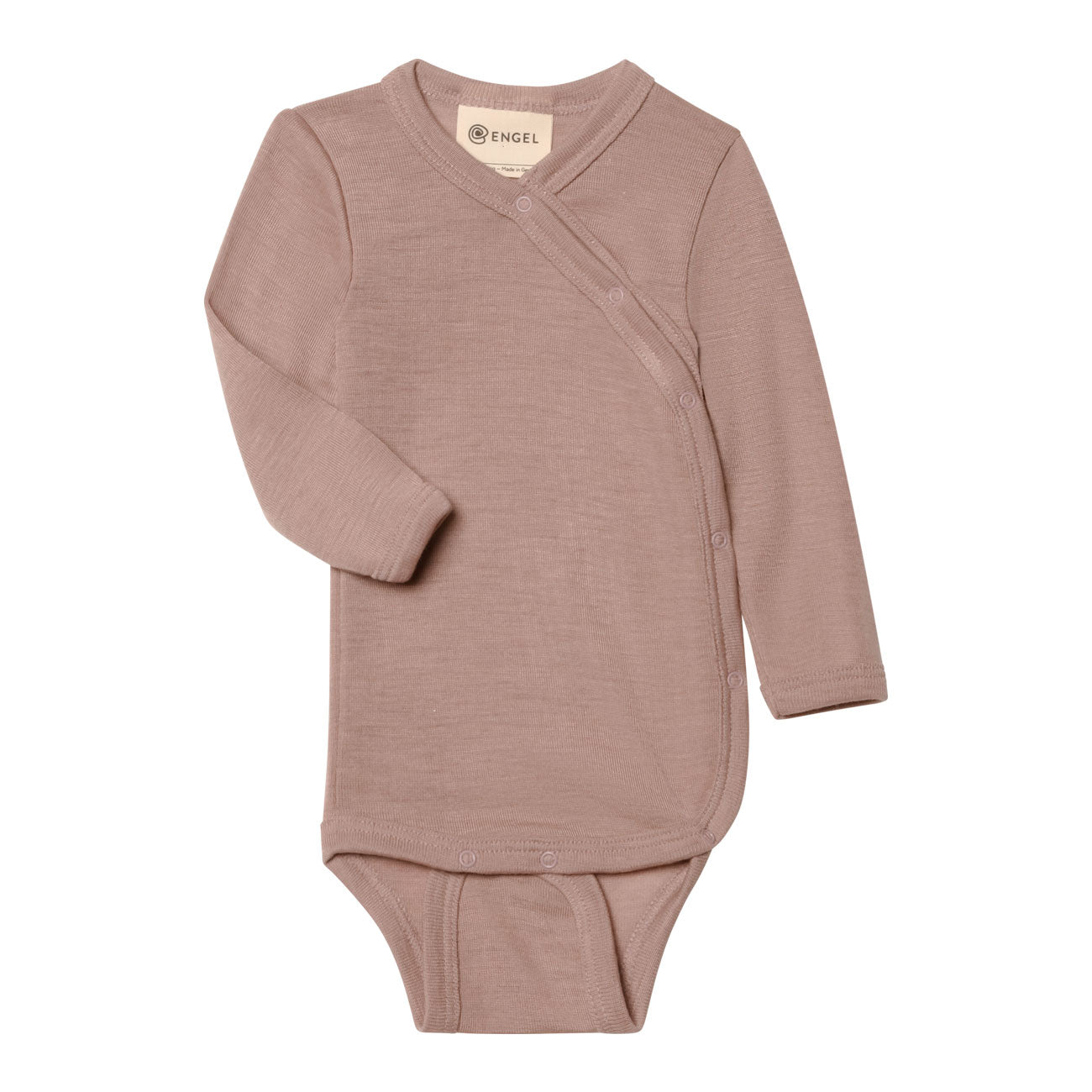 Body croisé manches longues laine et soie - ENGEL