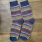 Chaussettes arc en ciel pure laine - HIRSCH NATUR
