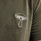 T-shirt BARTHELEMIEN broderie champignon matières recyclées - LA GENTLE FACTORY