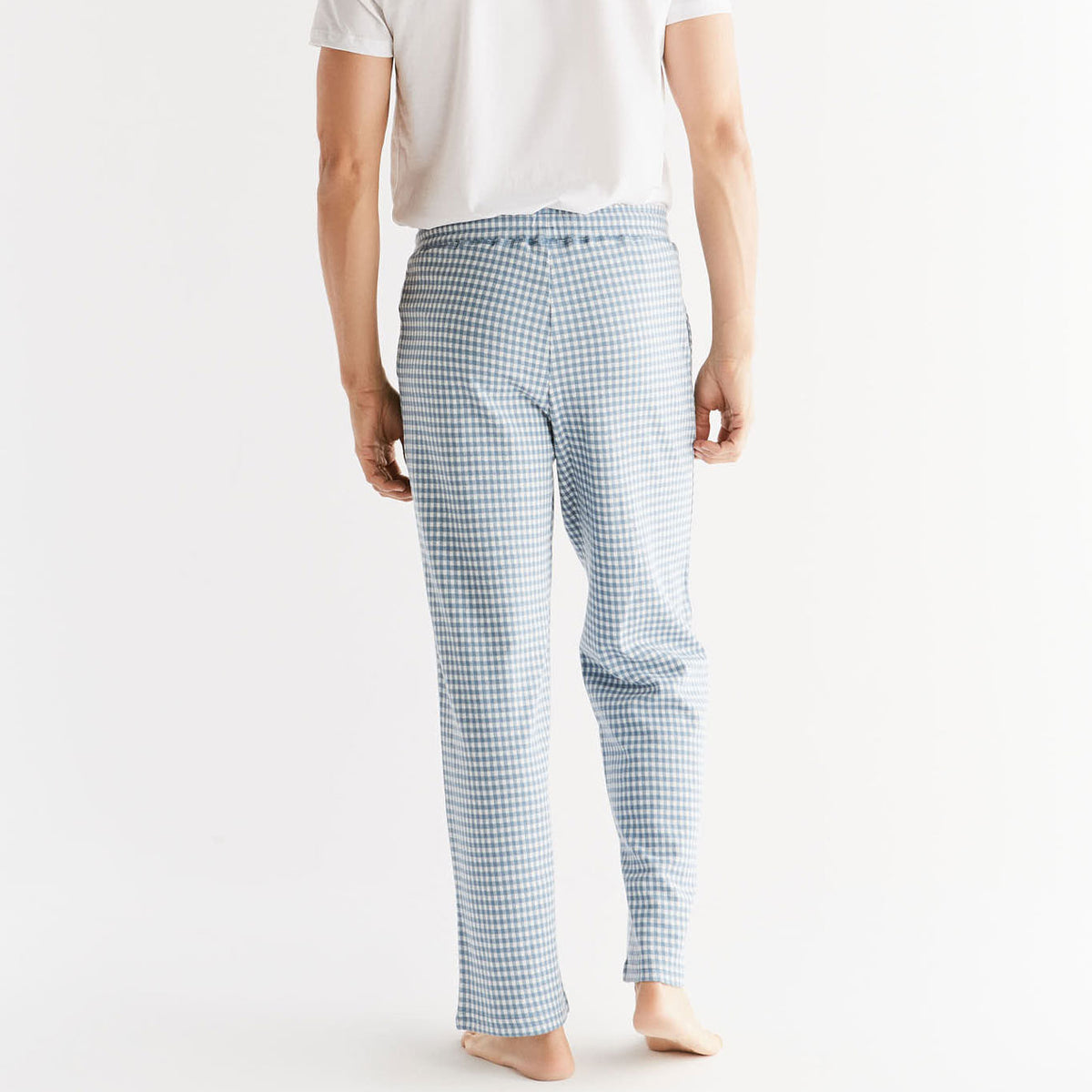 Pantalon à carreaux pour homme 100% coton biologique - ALBERO NATUR