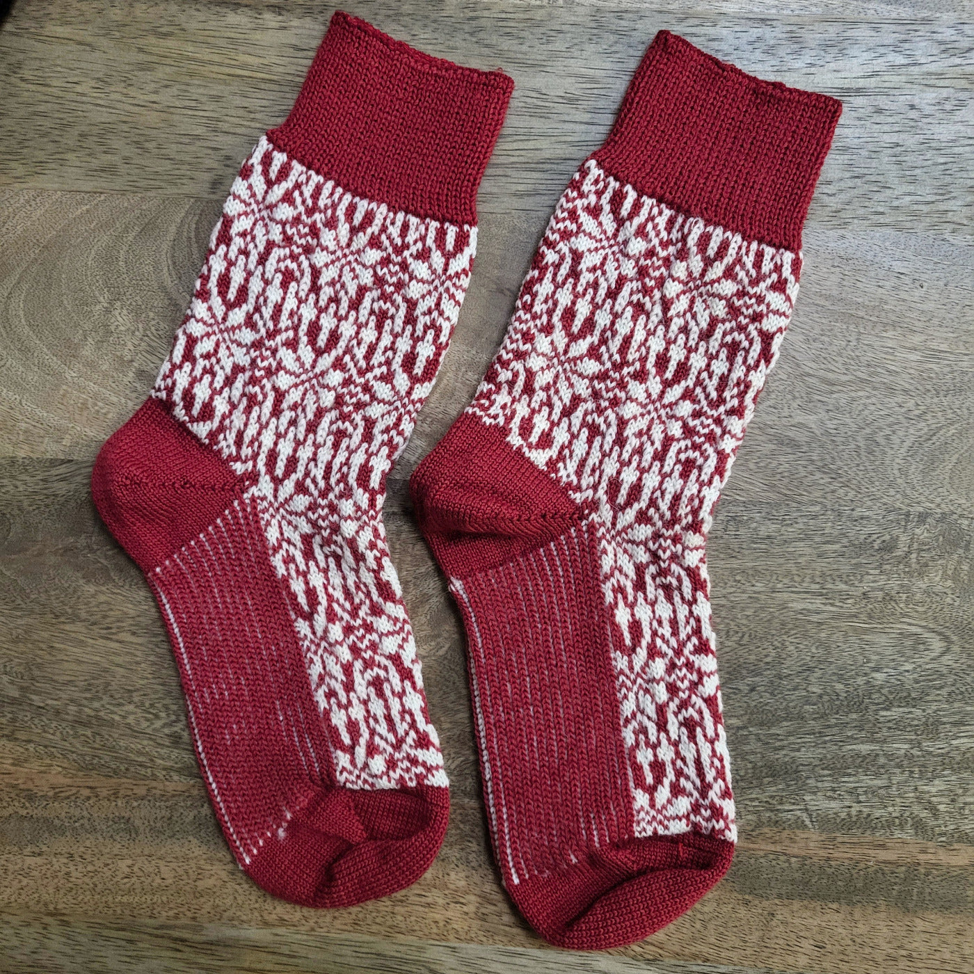 Chaussettes étoilées épaisses 100% laine - HIRSCH