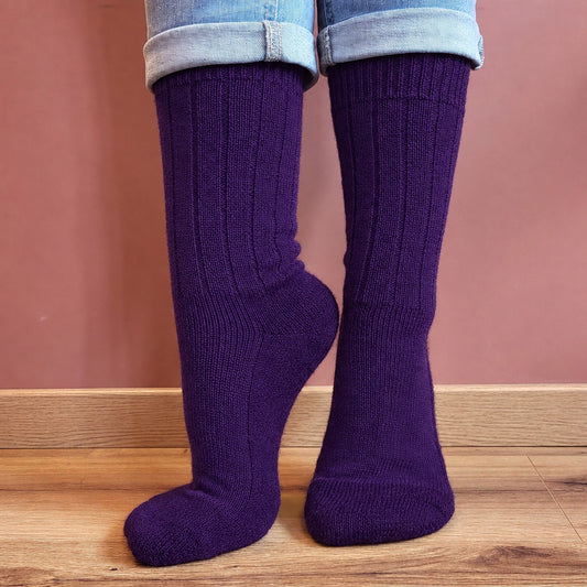 Chaussettes treck 100% Laine - HIRSCH