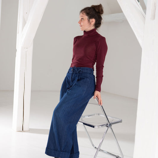 Col roulé femme 70% Laine 30% Soie - ENGEL