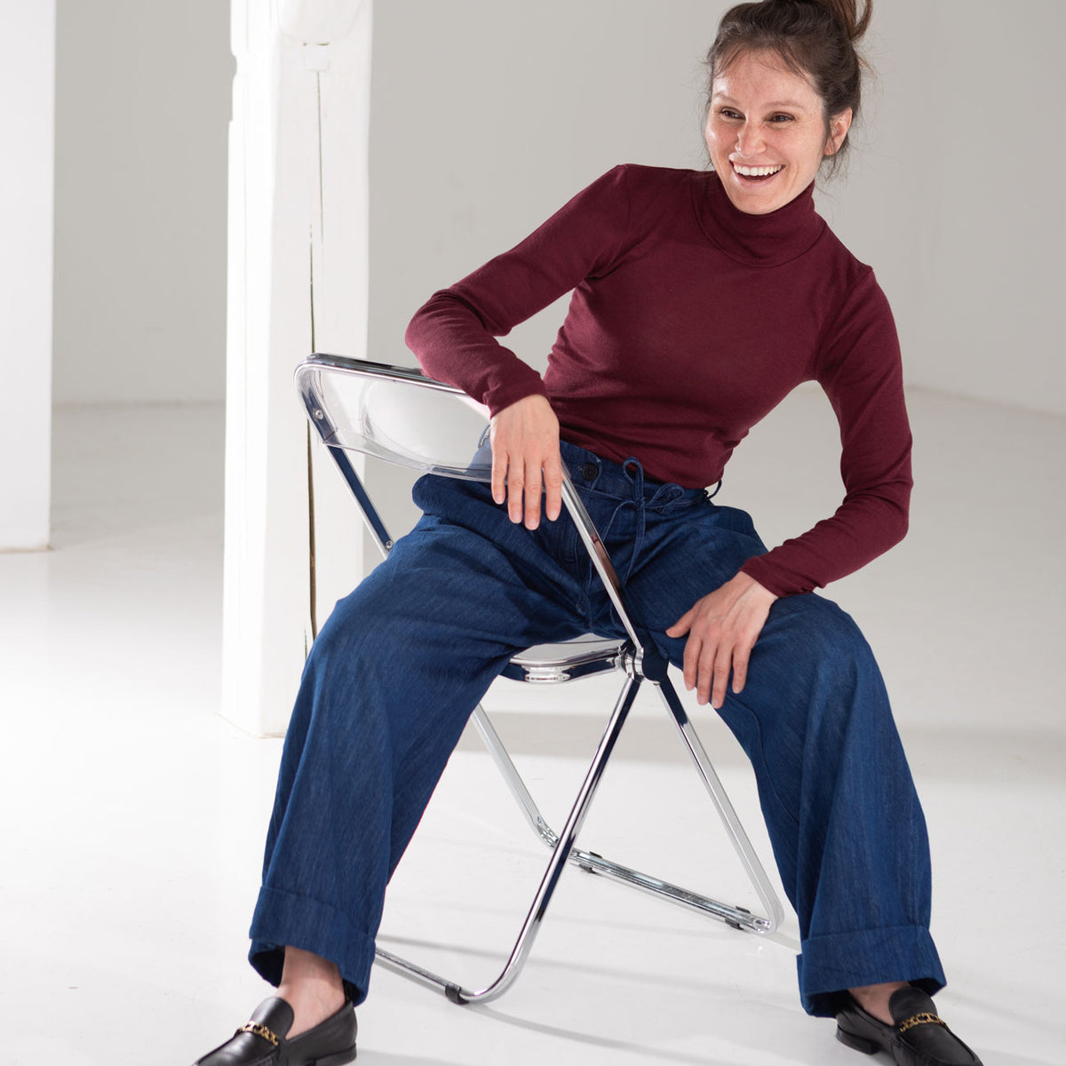 Col roulé femme 70% Laine 30% Soie - ENGEL