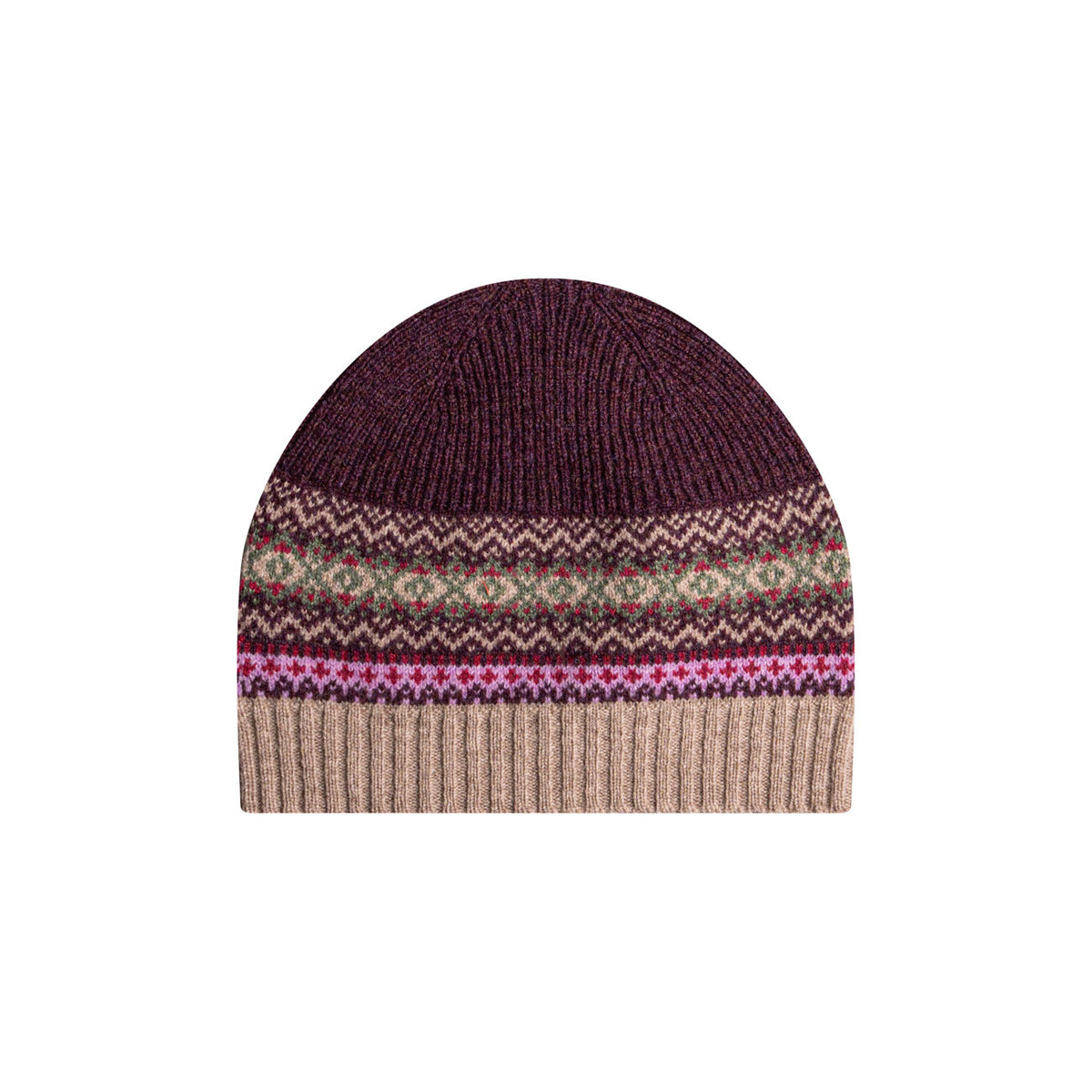 Bonnet ALPINE en jacquard 100% laine mérinos - ERIBE