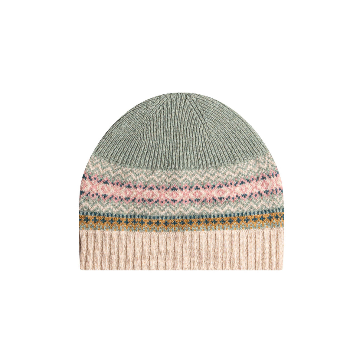 Bonnet ALPINE en jacquard 100% laine mérinos - ERIBE
