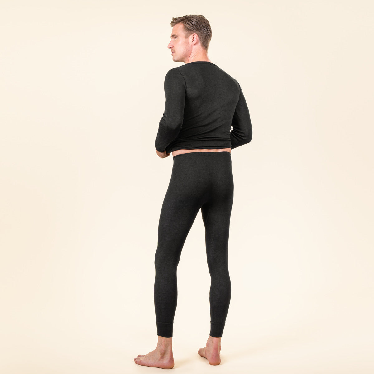 Maillot HARVEY manches longues en laine et soie - LIVING CRAFTS